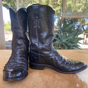 Ladies Justin Full Quill Ostrich  Ropers